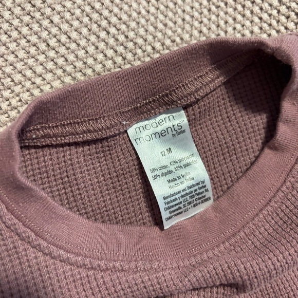 Gerber Kids Matching Set in Mauve - Picture 4 of 4